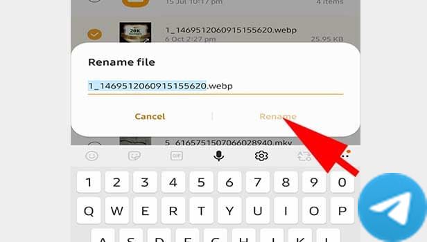 更改Telegram下载文件名 步骤6